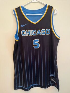 Nike WNBA Chicago Sky Angel Reese #5 Explorer Edition Jersey